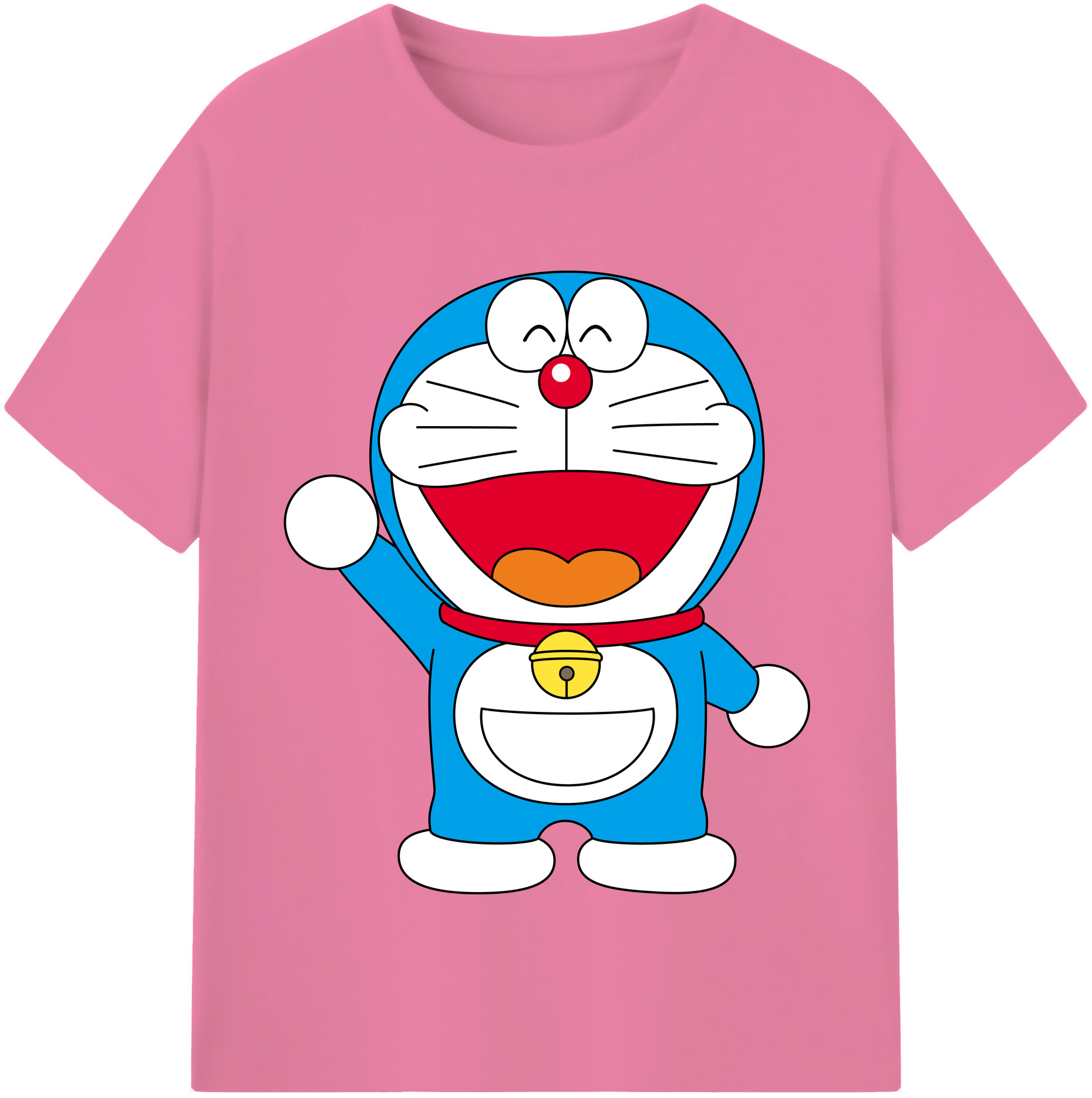 （画像用） ドラえもん Doraemon 綿100％半袖Tシャツ（フロントプリント）